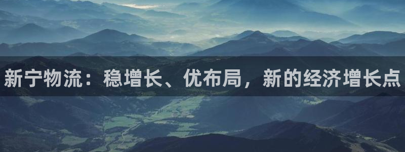 28圈下载链接是多少：新宁物流：稳增